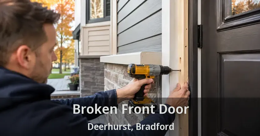 Broken Front Door Deerhurst, Bradford - ON