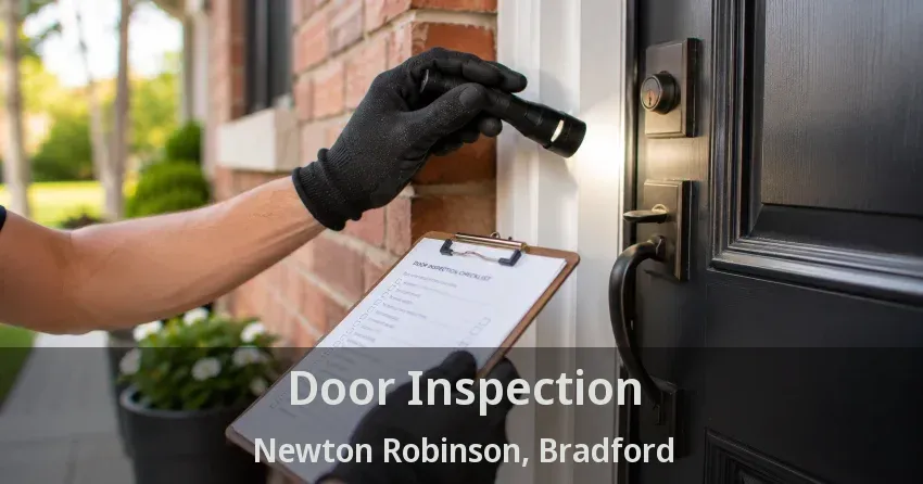 Door Inspection Newton Robinson, Bradford - ON