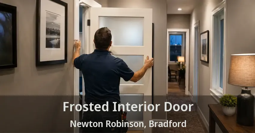 Frosted Interior Door Newton Robinson, Bradford - ON