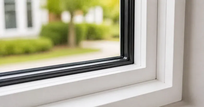 technician repairing window and door hardware in Green Valley, Bradford home