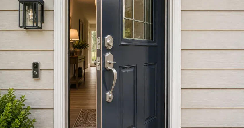 energy-efficient exterior door upgrade installation in Dunkerron, Bradford